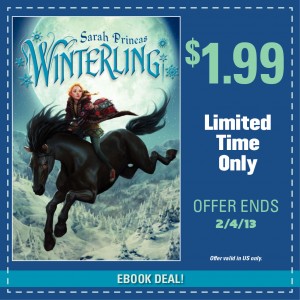  4th, the ebook version of Winterling is just $1.99! Find it here